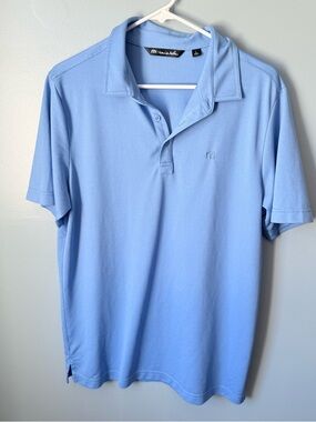 Travis Mathew Blue Polo Size Large
